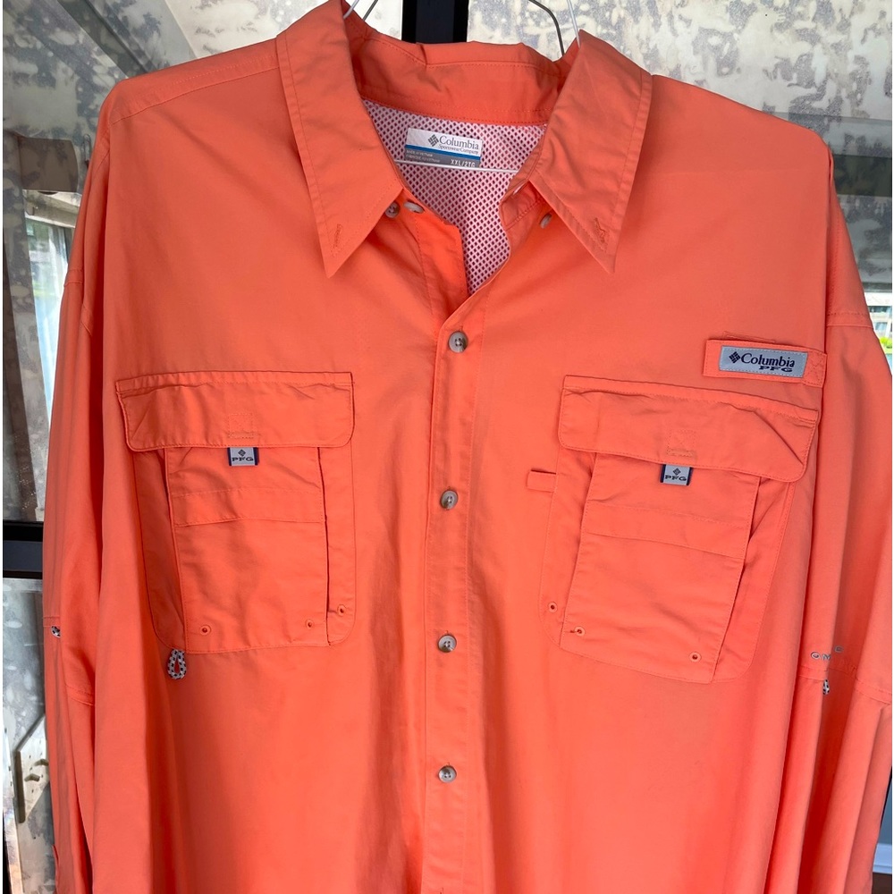 Mens Columbia summer fishing shirt